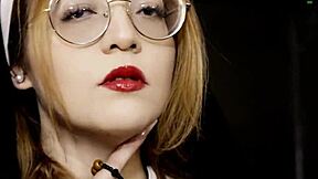 Freirinha Madalena Poses In Exotic Costumes With Pierced Nipples And Stockings During Photoshoot