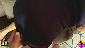 Brazilian Neighbor Spanks And Fucks My Pussy With Dildo On Sofa In Lingerie Tease