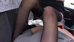 I-i seduced that japanese nympho taxi driver to rip clothes and fuck me doggystyle in car public quickie with creampie oops uncensored jav