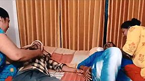 so this indian guy was swapping with his hot lover for some intense anal pov sex and kissing