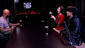 Yastrixx Exhibits in Sheer Red Lingerie After Responding to Sucking Sitting and Passing Challenge