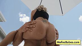 petite latina blondie luna luxe deepthroats jmac monster cock by pool and swallows every inch hardcore