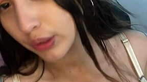 Beautiful teen shows her tits live