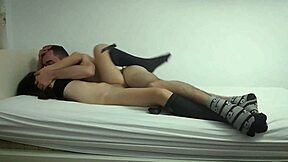 LAZY NIGHT turns into PASSIONATE LOVEMAKING with my tight pussy girlfriend!