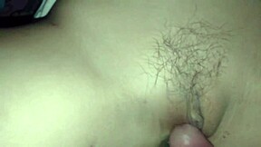 I watch my beautiful big titty dark haired girlfriend get tits sucked and a deep dripping creampie