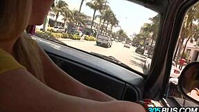 Hey, why not fuck this blonde hottie Brynn Tyler in public like a slut?