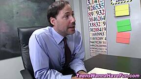 Amateur Teen Gets Railed By Huge Cock