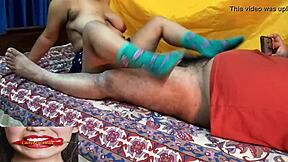 Desi bhabhi cheats on husband with tight pussy deepthroat for sons friend