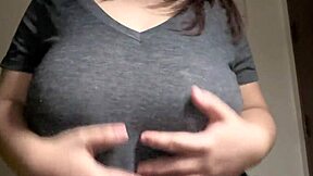 Hot Indian Step-Sister Teases With Natural Big Boobs In Solo Sex Video For Step-Brother