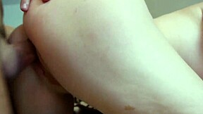 Curvy Redhead Step Daughter Rides Fat Daddy In Doggystyle With Pussy Licking And Cum On Tits