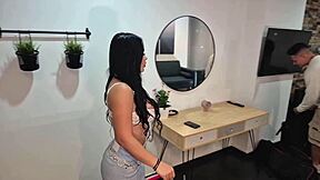 My husband's away and I'm horny, can my neighbor make me cum? - Alejandra Palacios