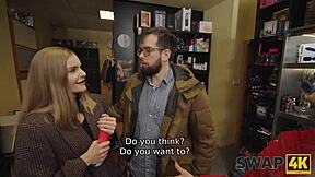 come on veronica leal let's seduce this young bisexual chick while her boyfriend watches as cuckold