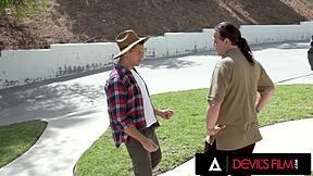 hey, check out my 18yo stepbae penelope kay flashing as an exhibitionist in this devils film clip