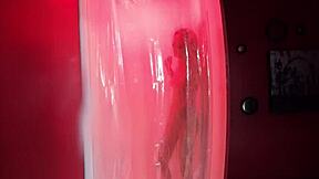 Kendra cole, the skinny brunette teen pornstar, starts her solo routine with a steamy shower bath