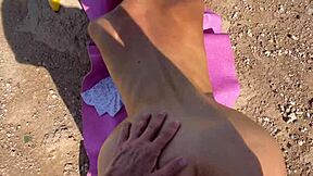 Naughty Babysitter Petite Teen Quickly Fucked Outdoors With Creampie Cum On Cute Brunette?