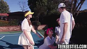 Big Tits Besties Foursome POV Hardcore Fucking After Hot Pussy Licking Sixtynine. Eat Jizz In The End!