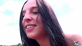 myfirstpublic cum everywhere for teen 18+ busty gipsy super hot babe fucked public