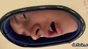 Oh pretty sweetie spreads her yummy twat wide... gets deflorated so hard, oops!