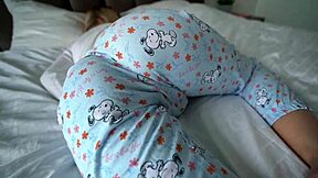 Step sister dreams of step brother's cock. She reaches orgasm as he cums inside her tight pussy.