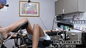 Aria Nicole Spreads Legs in Missionary as Patient Gets Fucked and Creampied by Nurse