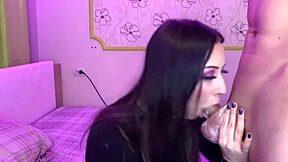 Getting All Wet And Messy While Sucking That Big Cock In Rough Doggystyle Action!