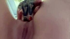 Two naughty girls explore anal toys and dildo riding in a passionate lesbian encounter