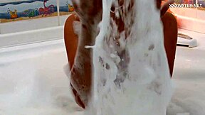 Russian horny slut Sima Zasadilo masturbates wildly in the bathtub