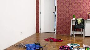 Blonde teen boldly takes anal from father-in-law in taboo encounter.