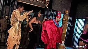 Are you ready for this wild cosplay orgy with milfs Jasmine Black and Tarra White getting gangbanged?