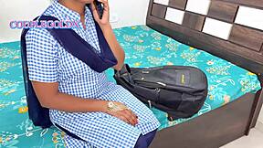 Komal Requests Her Teacher For Home Classes And Rides That Big Cock In Cowgirl Fucking