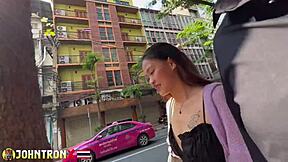 Johntronx- Nail Specialist Ham Petite Asian Teen With Braces Gets Creampie In POV Doggystyle Action