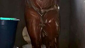 Naijahomemadepussy Has Her Morning Shower And Gets Curvy In Homemade Bathing Action!