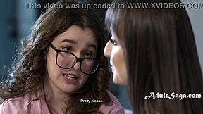 Oh god, step mom like Lexi Luna shows Leana Lovings exactly how lesbians scissor and lick pussy.