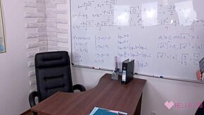 Found My History Teacher's Dildo And Slid It Deep Into My Tight Teen Pussy