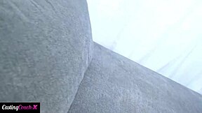 Agent leaves a sticky surprise on Rylee Blake's face during casting