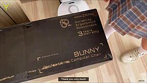 Sexy Gamer Girl Sucks Cock and Enjoys Passionate Sex with Creampie