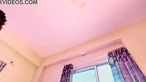 Uttaran20 delivers hot threesome with brunette teen riding big cock in cowgirl and getting facial cumshot