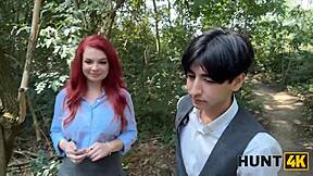 I used my natural tits and perfect body to seduce that producer right there in public