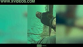 Hey, how does hot Dutch milf Danique Sinners handle rough outdoor fucking with creampie?