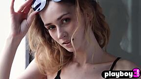 Petite All Natural Yana West Hot Posing For The Playboy And Babe Liked It