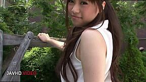 Emotional Yearning as Yuri Sato Masturbates Wildly Outdoors in Japanese Amateur Scene