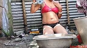 indian localsex31 official video shows bathroom fuck with bangladeshi bride and friend.