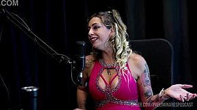 julia fontanelli shares top moments in preliminares podcast with bia hot. part 2 available on sheer red.