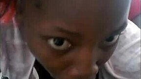 she blows cum bubbles and deepthroats while her pussy farts in sloppy homemade fetish with mastermeat1