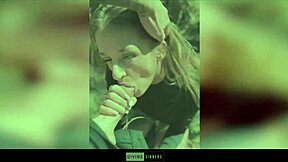 Hey, how does hot Dutch milf Danique Sinners handle rough outdoor fucking with creampie?