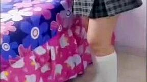 Mexican schoolgirl turns super horny and compliant, letting everything happen for a computer. Real bareback fucking.