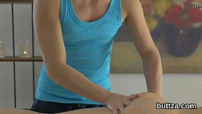 Ravishing semi-nude petite teen girl gets shagged hard in her stretched butthole