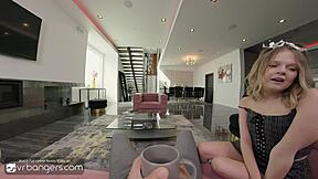 VR Bangers features hot teen 18+ Coco Lovelock in virgin fuck scene from HD porn part 2