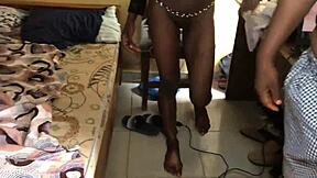 Petite European Slut Takes Big Black Cock Doggystyle