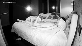 Two guest girls join young males for group hardcore action